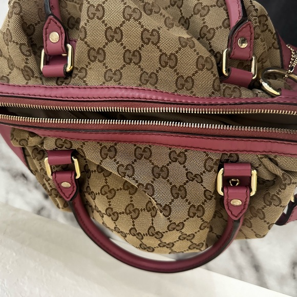Gucci 2 way canvas Sukey Tote - Picture 9 of 16
